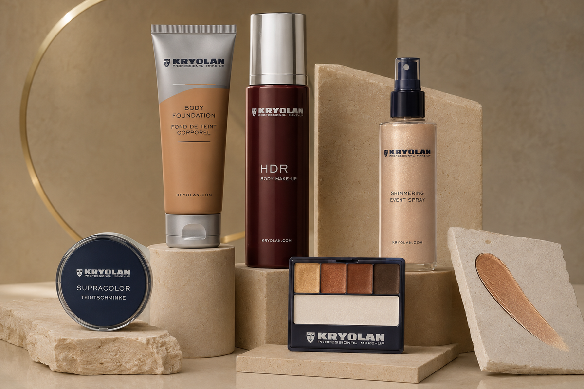 Body makeup and professional complexion products