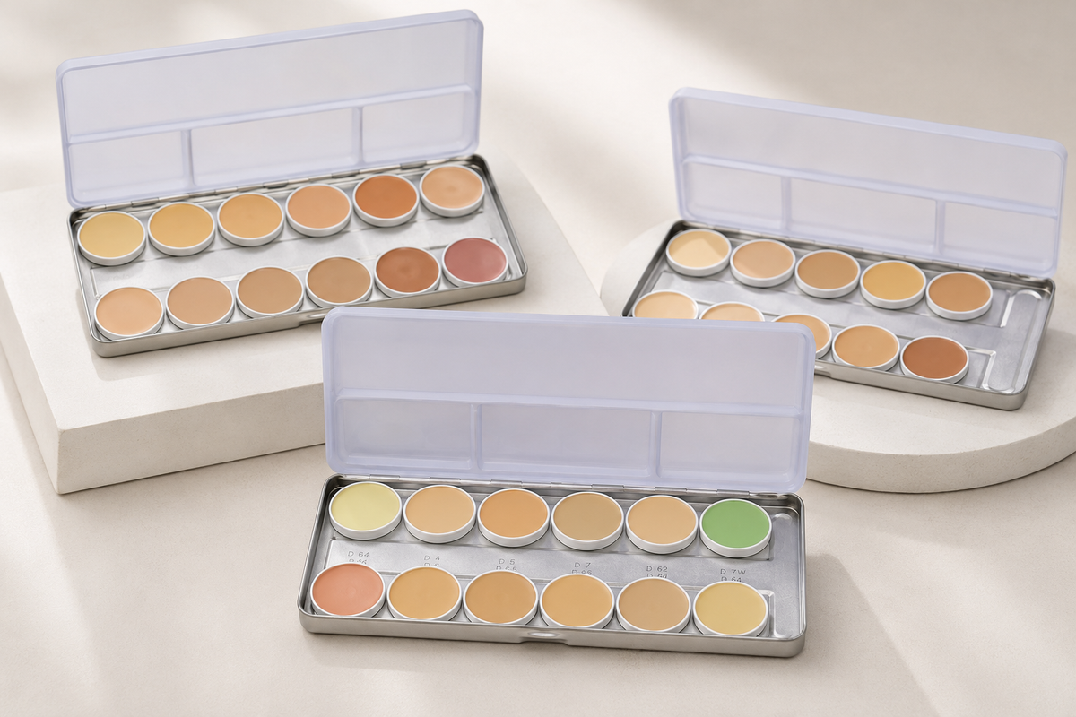 Ready-made professional makeup palettes