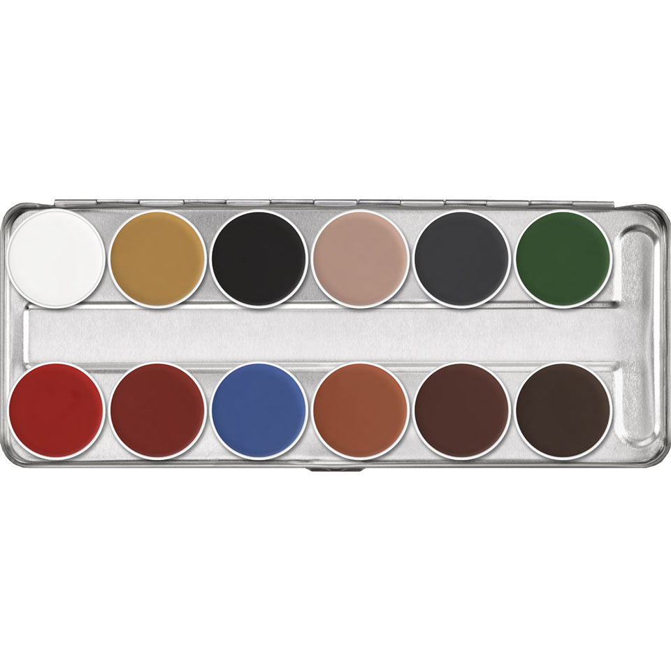 Kryolan Aquacolor Palette — 6 Colors