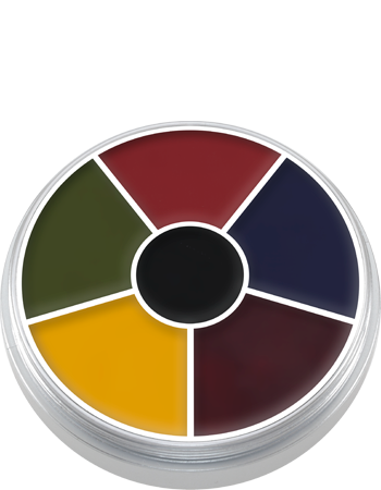 Kryolan Cream Color Circle — 6 Colors — FX