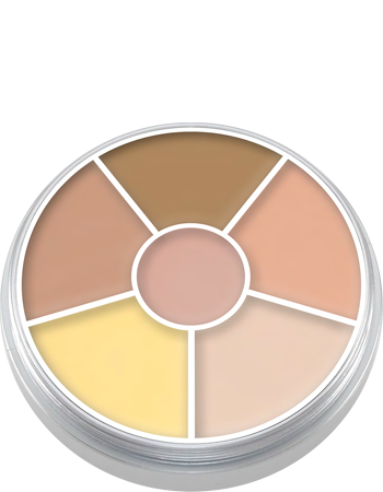 Kryolan Cream Color Circle — 6 Colors — SPN 1