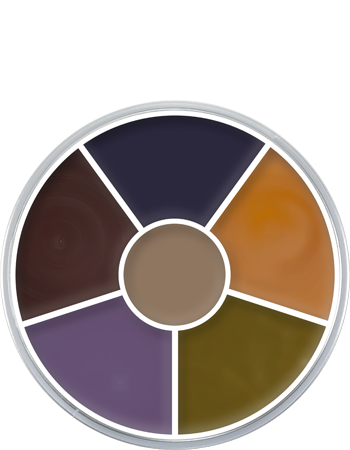 Kryolan Cream Color Circle — 6 Colors