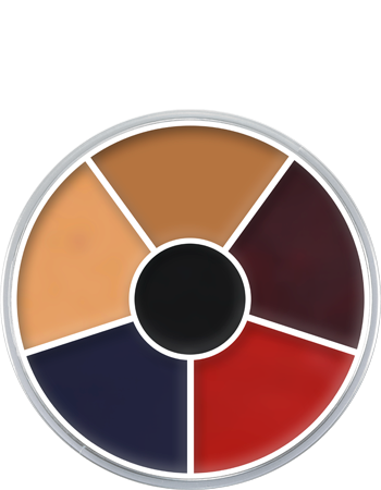 Kryolan Cream Color Circle — 6 Colors