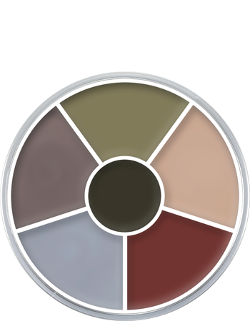 Kryolan Cream Color Circle — 6 Colors