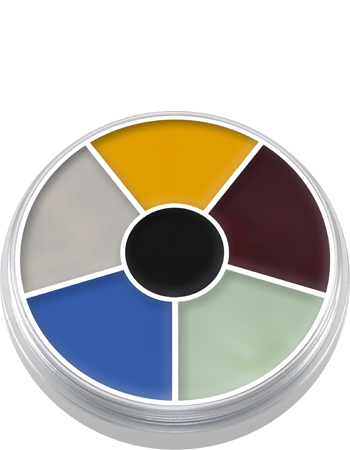 Kryolan Cream Color Circle — 6 Colors — MONSTER