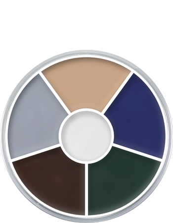 Kryolan Cream Color Circle — 6 Colors