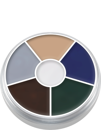 Kryolan Cream Color Circle — 6 Colors — ZOMBIE