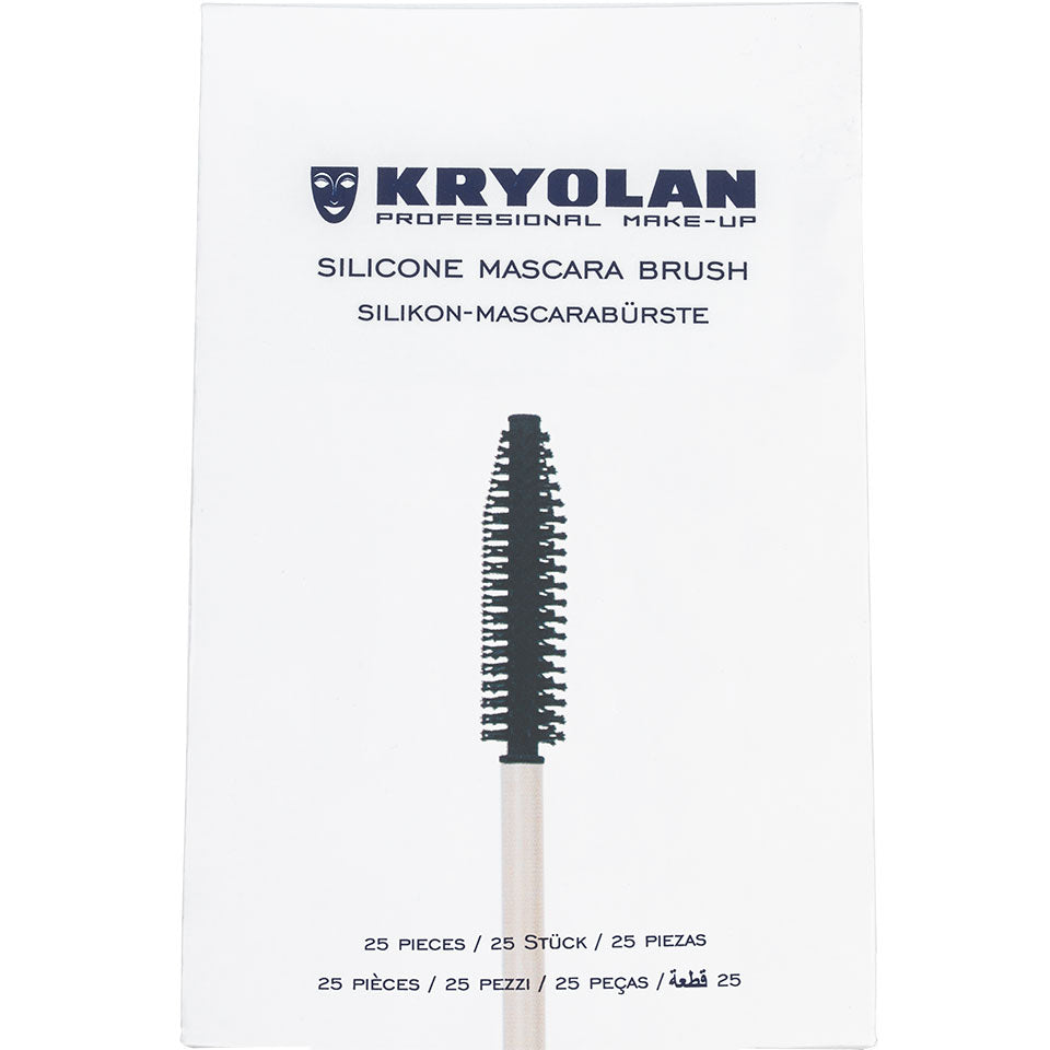 Kryolan Disposable Silicone Mascara Wands — 25 Pack
