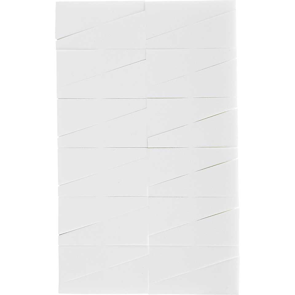 Kryolan Latex-Free Wedge Sponges — 24 Pieces