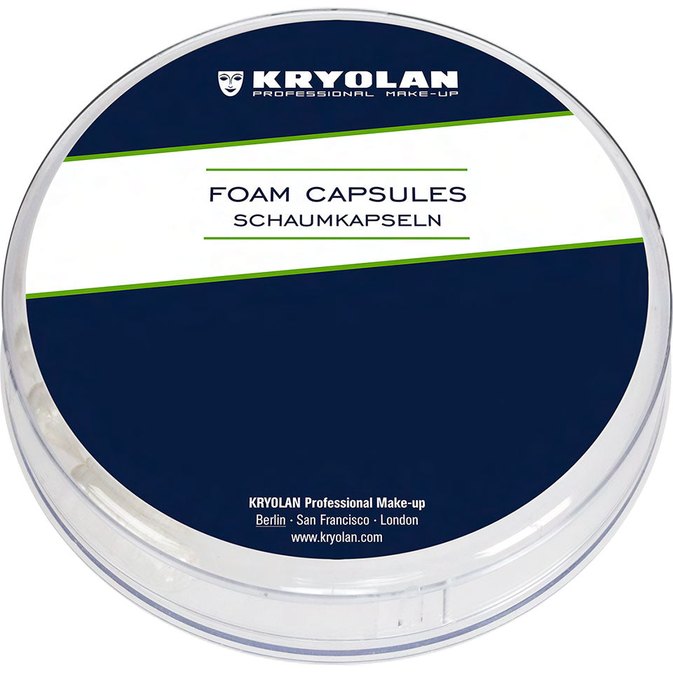 Kryolan Foam Capsules — 10 Capsules