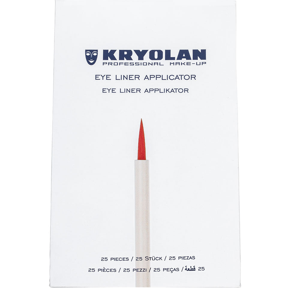 Kryolan Disposable Eyeliner Applicators — 25 Pieces