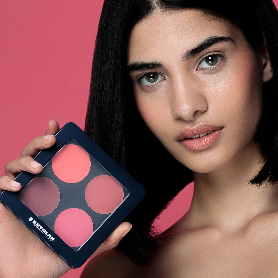 Kryolan Cream Blusher Palette — 4 Colors
