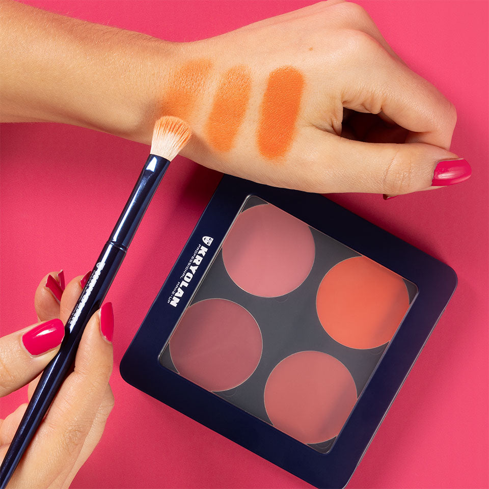 Kryolan Cream Blusher Palette — 4 Colors