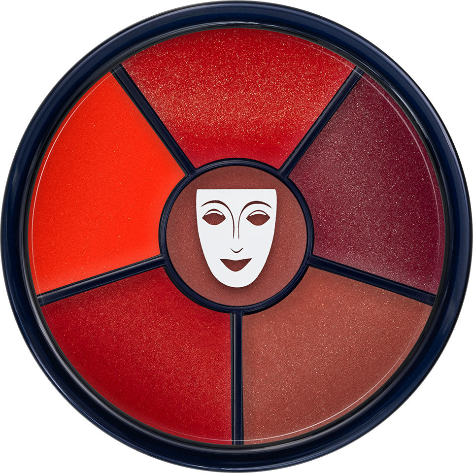 Kryolan Velvet Kiss Lip Color Circle — 6 Colors