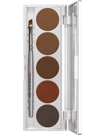 Kryolan Eyebrow Powder Palette — 5 Colors