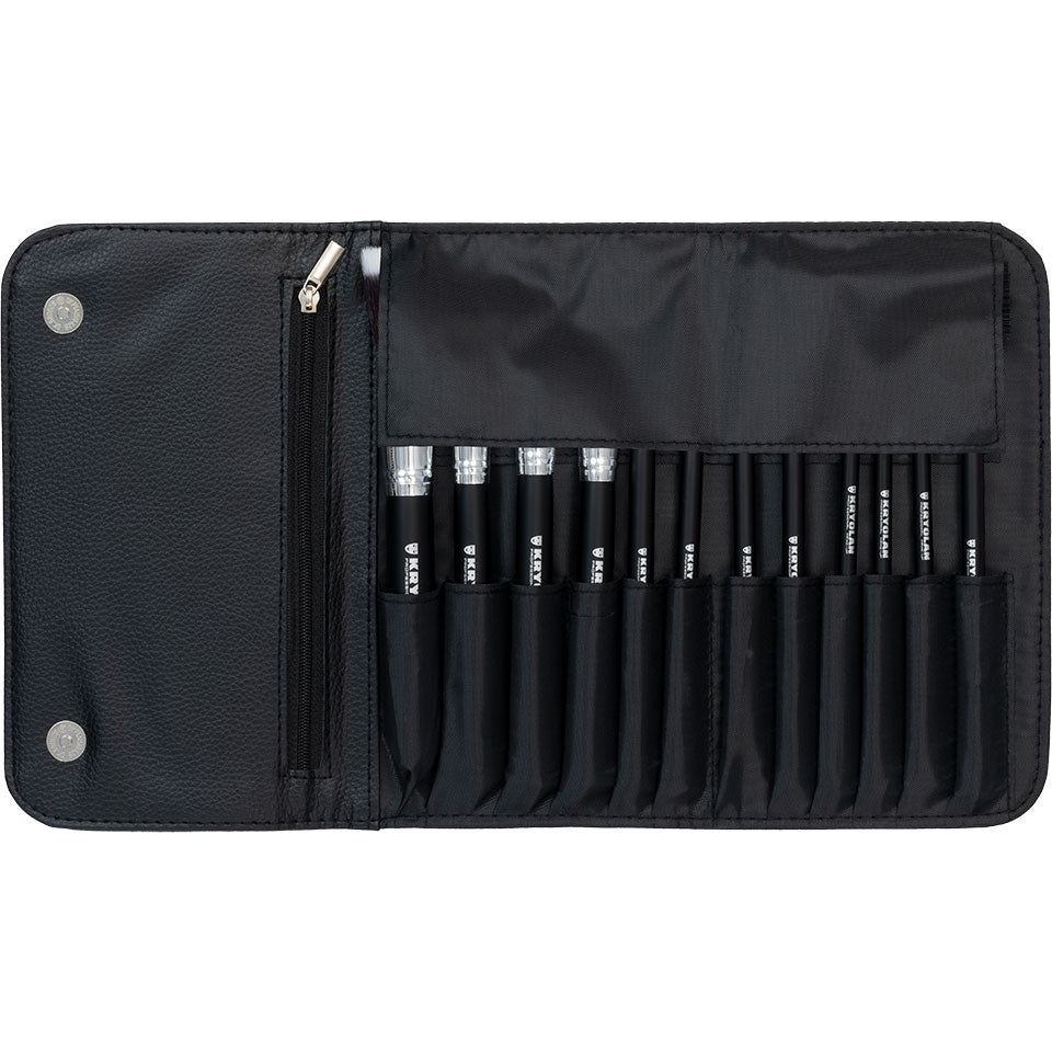 Kryolan Basic Brush Set — 12 Brushes