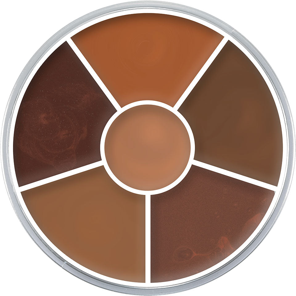 Kryolan Concealer Circle — 6 Colors — Dark