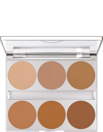 Kryolan Dual Finish Palette — 6 Colors