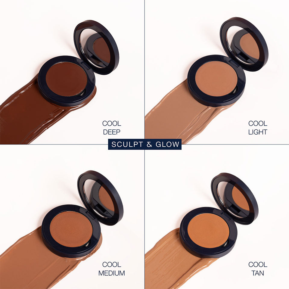Kryolan Sculpt & Glow Palette — 4 Colors