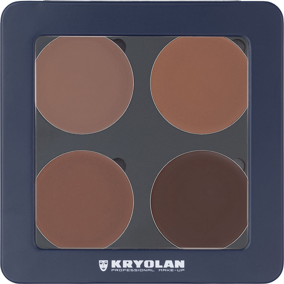 Kryolan Sculpt & Glow Palette — 4 Colors