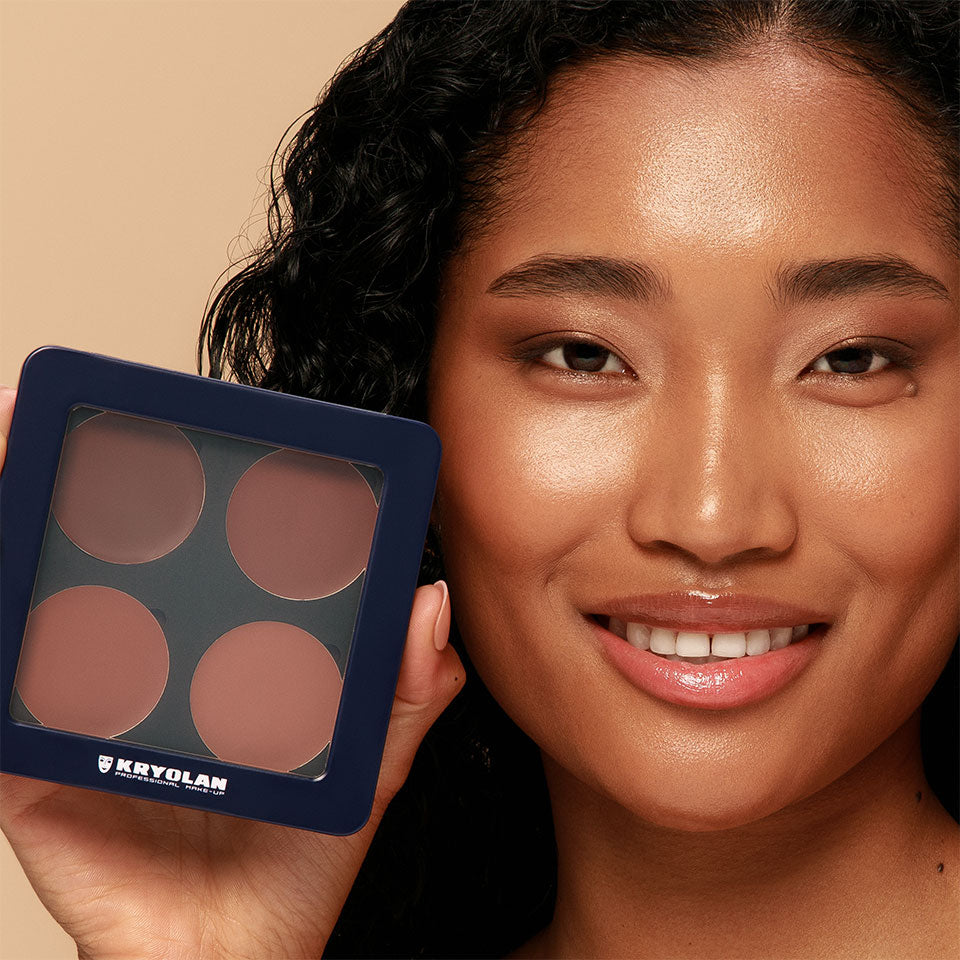 Kryolan Sculpt & Glow Palette — 4 Colors