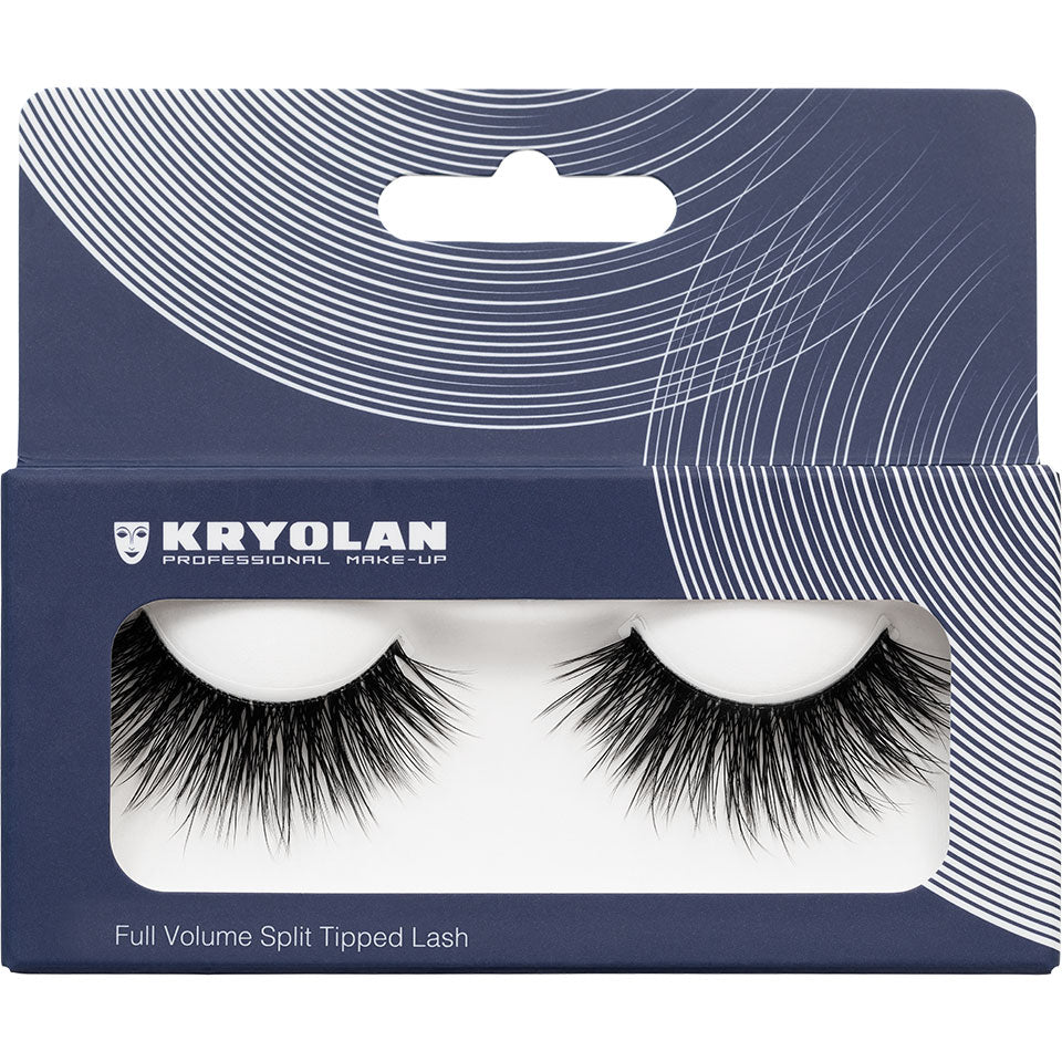 Kryolan Full Volume Split Tipped False Eyelashes