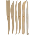 Kryolan Wooden Spatulas — 6 Pieces