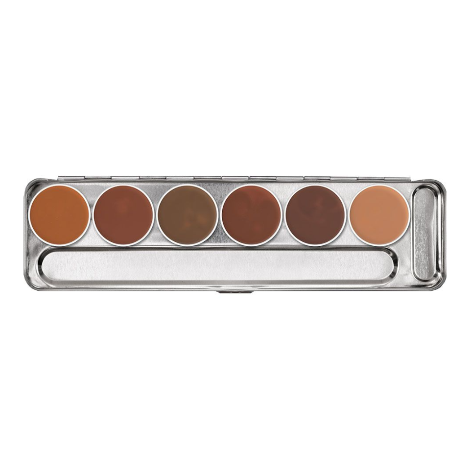Kryolan Dermacolor Camouflage Creme Palette — 6 Colors