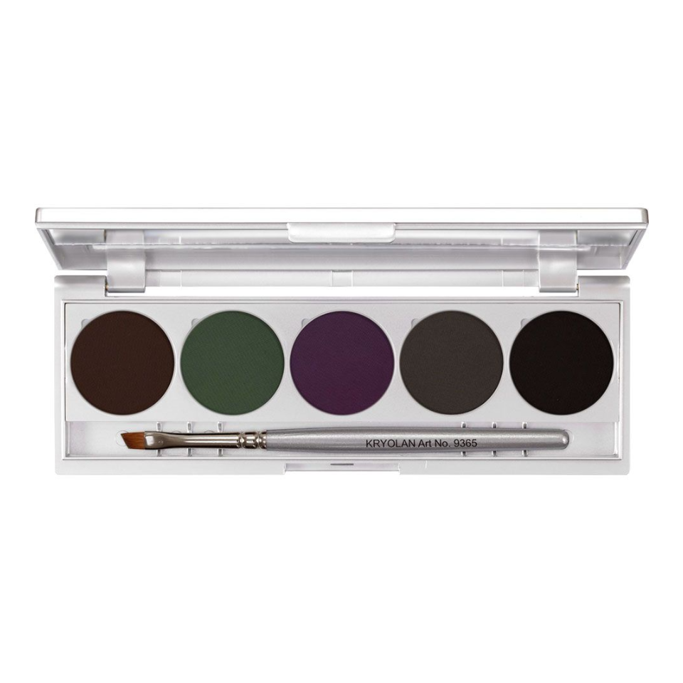 Kryolan Cake Eye Liner Palette — 5 Colors — STANDARD 2