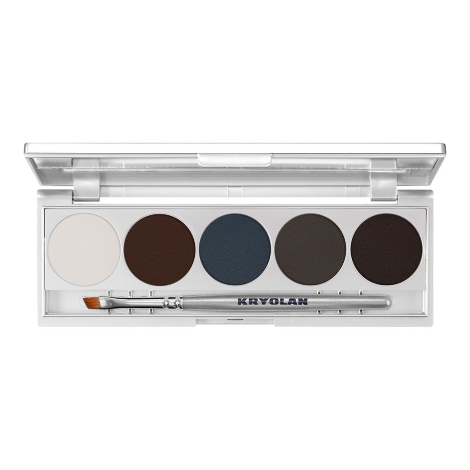Kryolan Cake Eye Liner Palette — 5 Colors — STANDARD 3