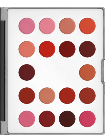 Kryolan Lip Rouge Mini Palette — 18 Colors — LC