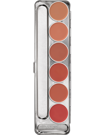 Kryolan Lip Rouge Palette — 6 Colors
