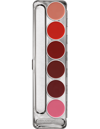 Kryolan Lip Rouge Palette — 6 Colors