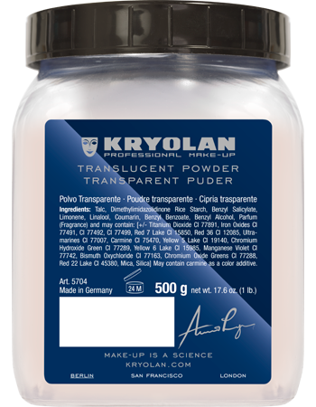 Kryolan Translucent Powder — 400 g — TL 6