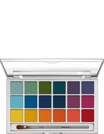 Kryolan Variety Eyeshadow Palette — 18 Colors — V 2